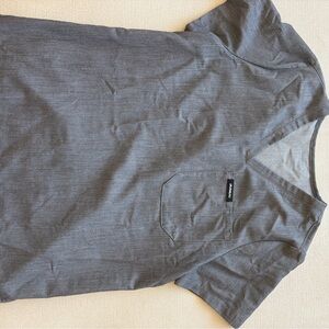 Jaanuu Women's Gray Scrub Top